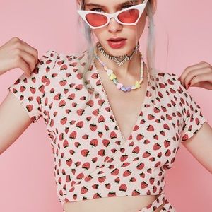 Forbidden Fruit Wrap Top